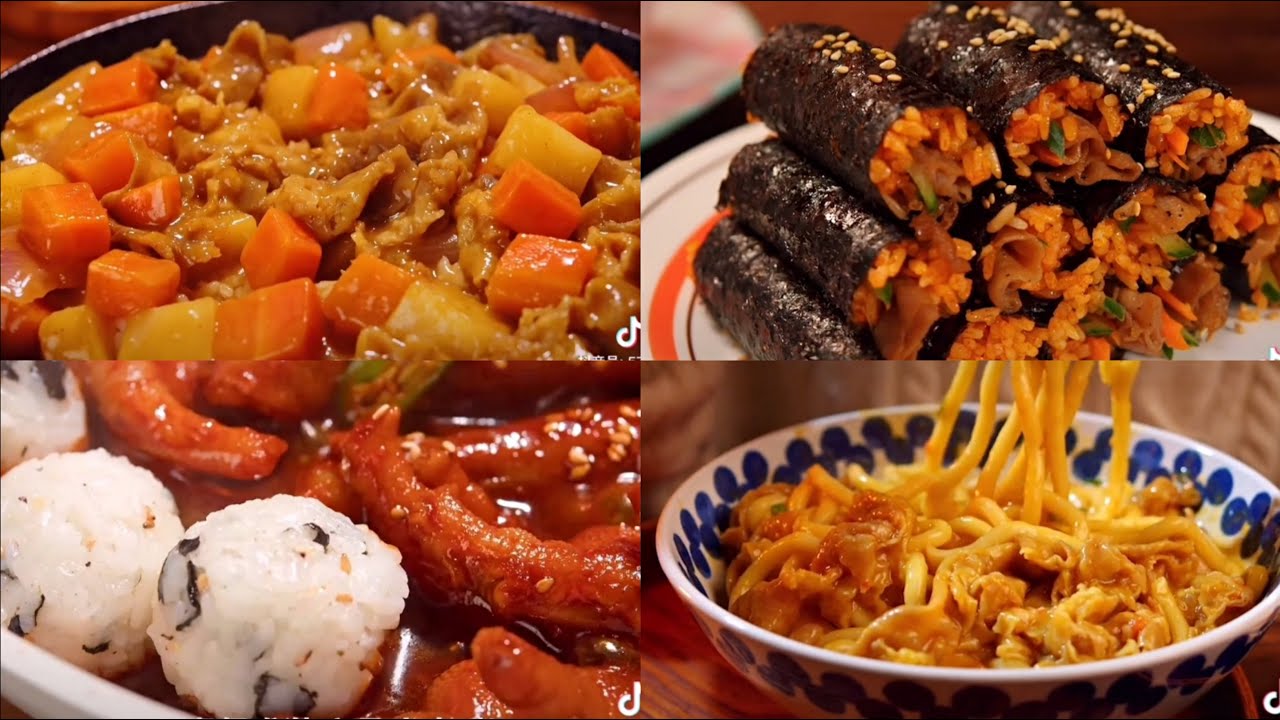 【抖音美食】在家制作美食系列｜各式各样的下饭料理｜抖音 2021 深夜放毒美食诱惑｜