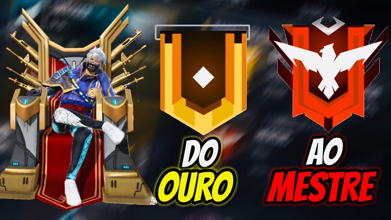 DO OURO AO MESTRE SOLO! (SEM DOBRO DE PONTOS) | TEMPORADA 16 | SWAGGER FREEFIRE!