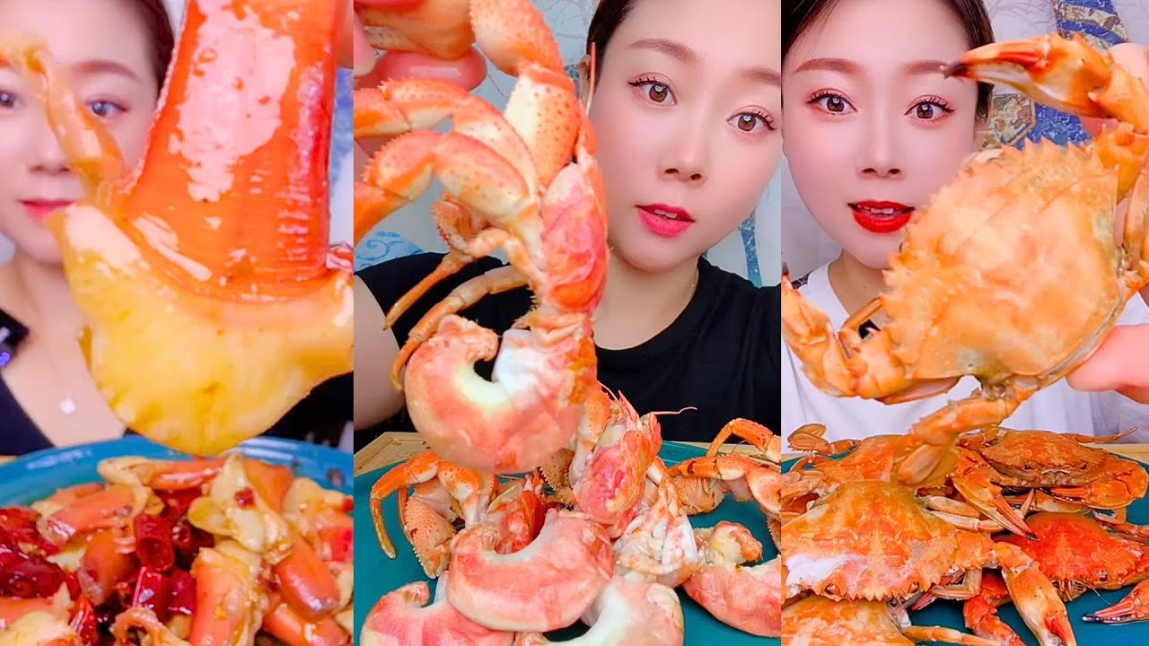 Traditional Chinese Seafood Selection Eating Show #22