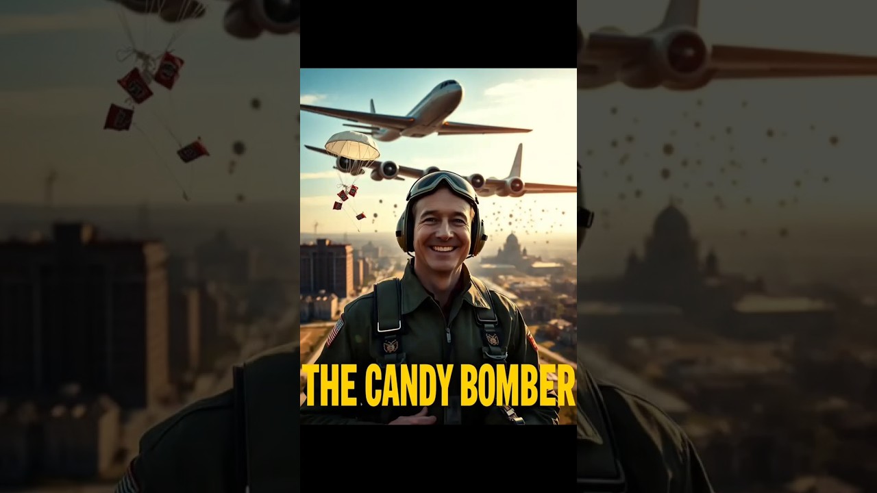 The Candy Bomber: How One U.S. Airman Brought Hope to Berlin #BerlinAirlift #USAirForce #history #us