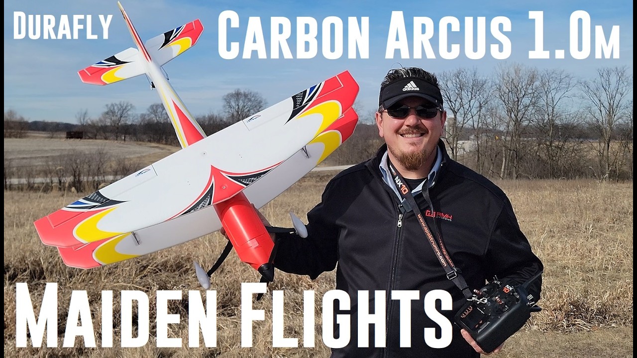 Durafly - Carbon Arcus - 1000mm - Maiden Flights
