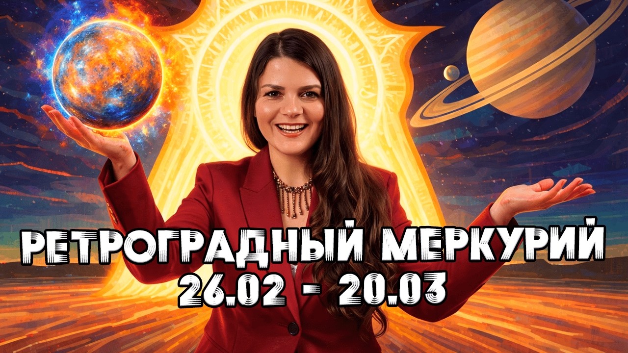 🔮 ПЕРВЫЙ Ретроградный Меркурий в 2026 году