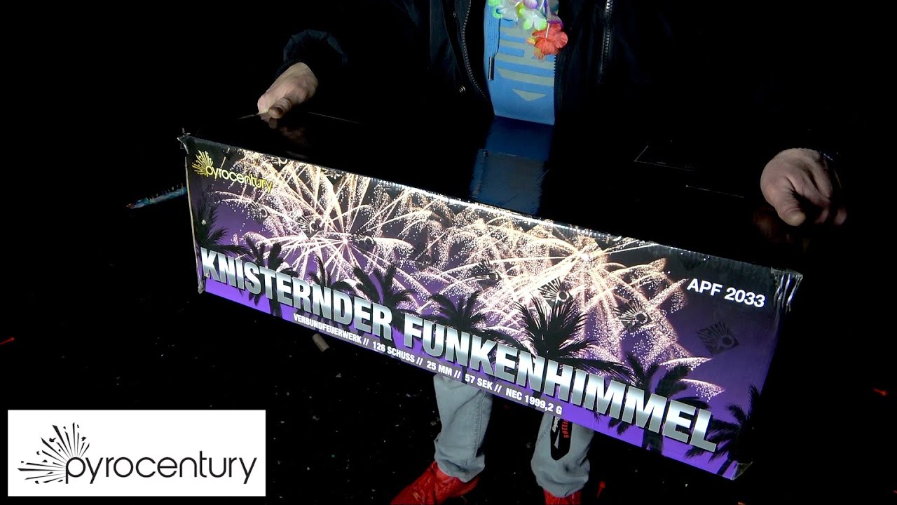 PYROCENTURY KNISTERNDER FUNKENHIMMEL 💥✨ TOP NEUHEIT 2021 | 150€