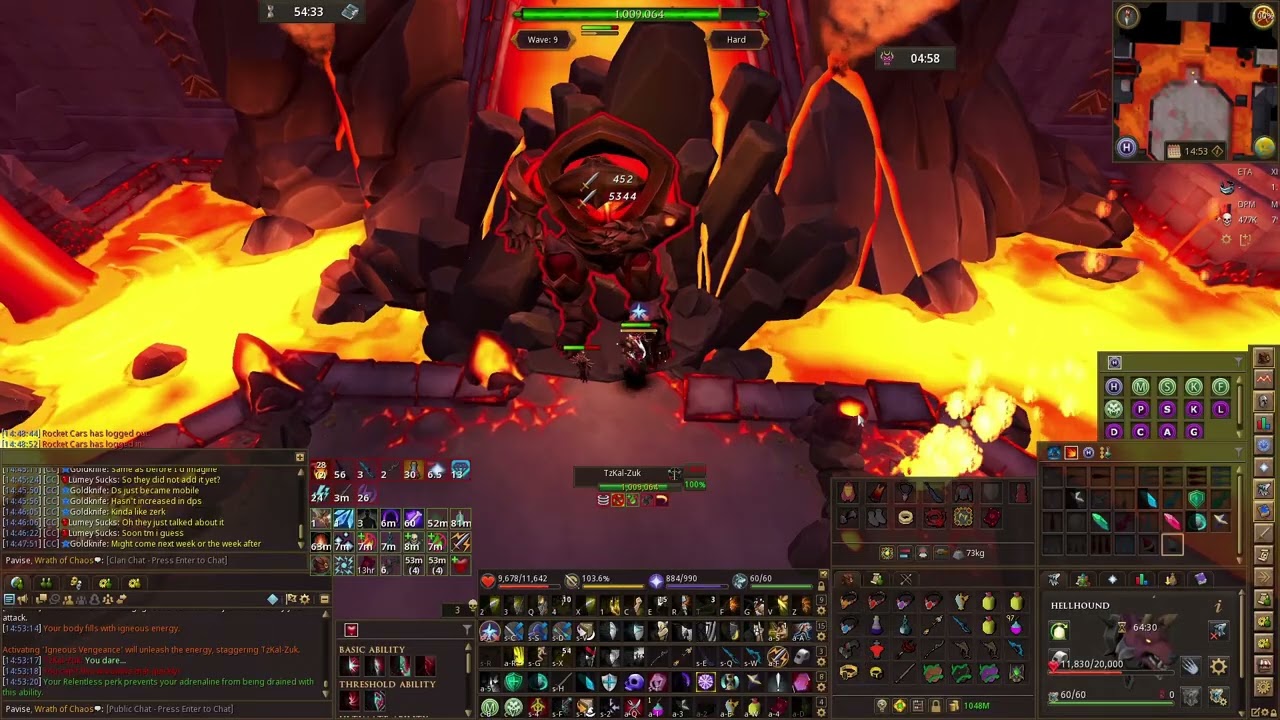 RuneScape: 12:37 TzKal Zuk: Hard Mode Melee Only