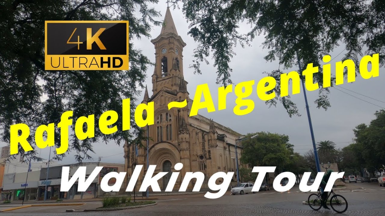 🇦🇷 【4K 60fps】 WALK - RAFAELA ~ walking Tour - Argentina