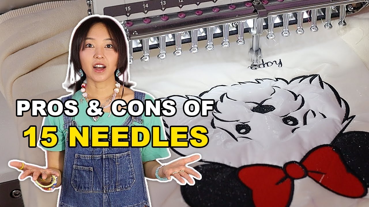 My First Multi-Needle Embroidery Machine! BAi THE MIRROR Review + First Projects
