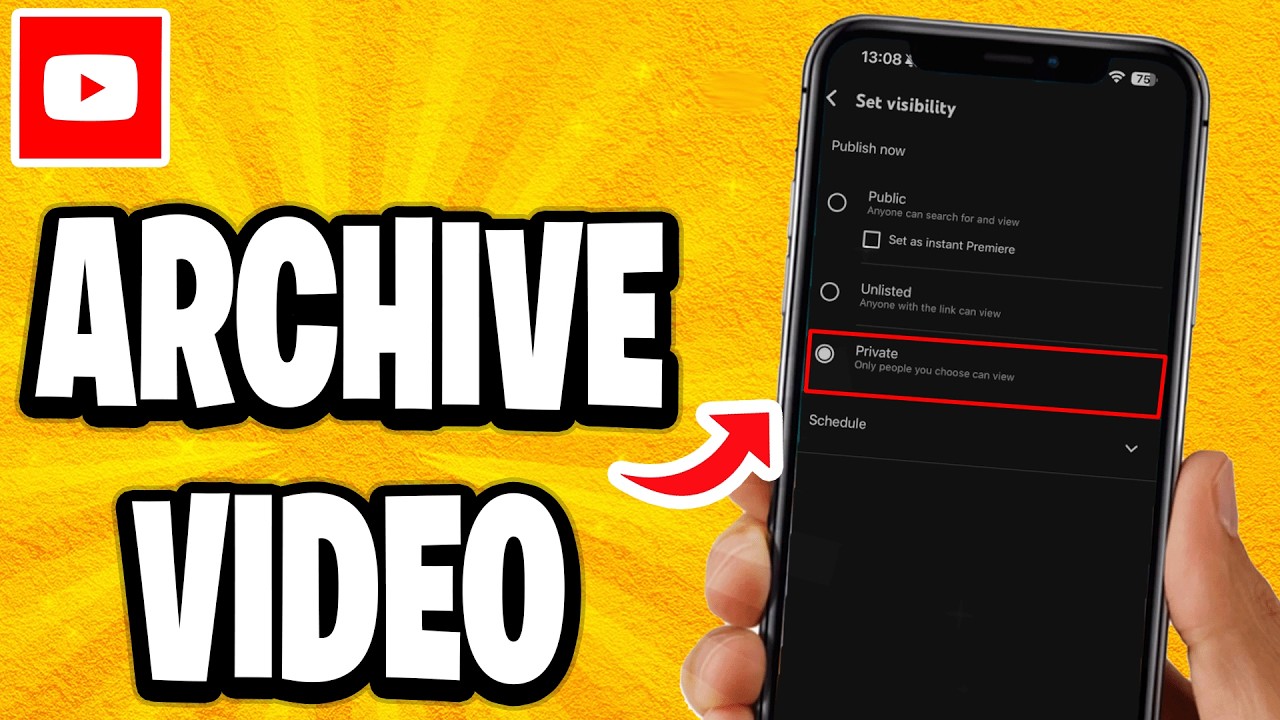 Как архивировать видео на YouTube