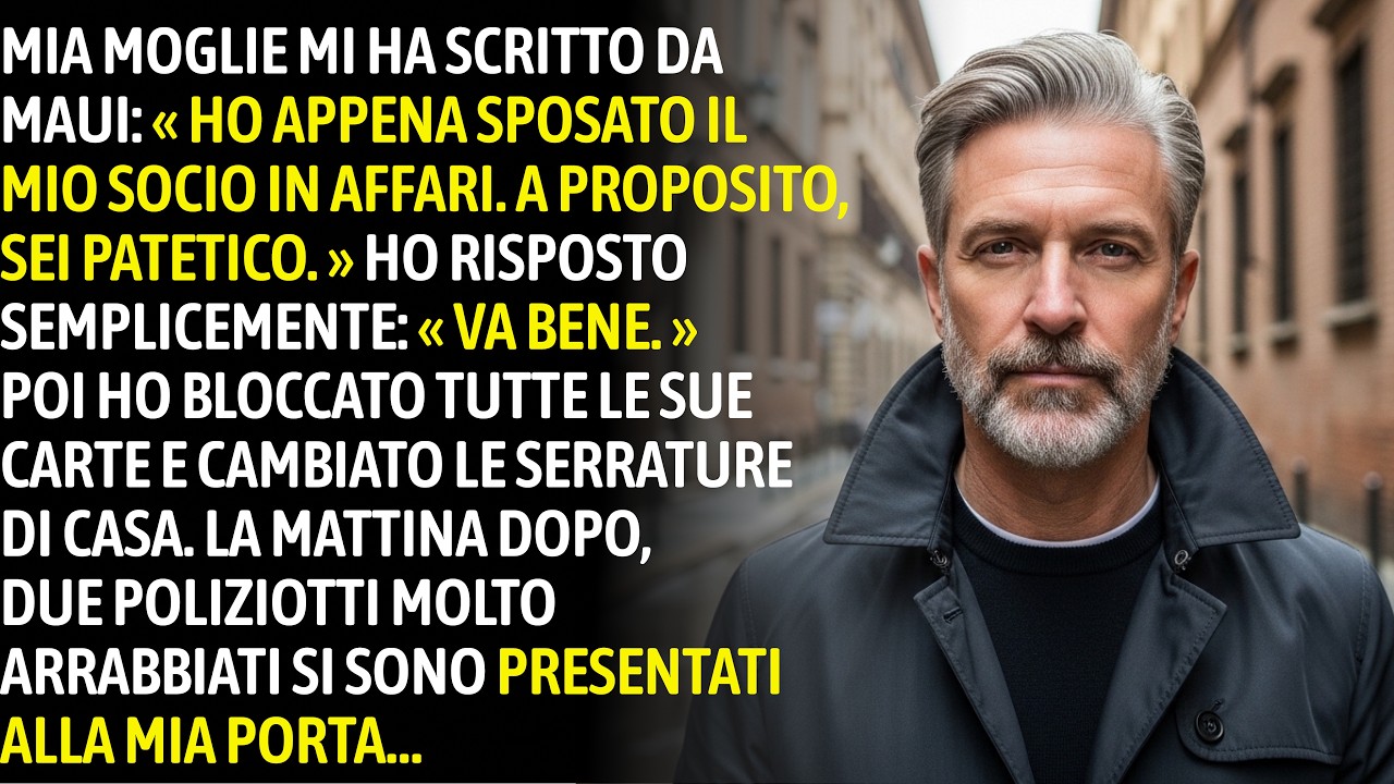 Mia Moglie Mi Ha Scritto Da Maui: &laquo; Ho Sposato Il Mio Socio &raquo; &mdash; La Mattina Dopo&hellip;