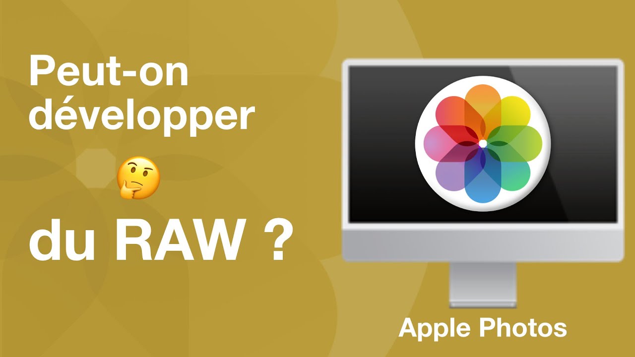 Apple Photos, une alternative à Lightroom pour développer ses photos RAW ?