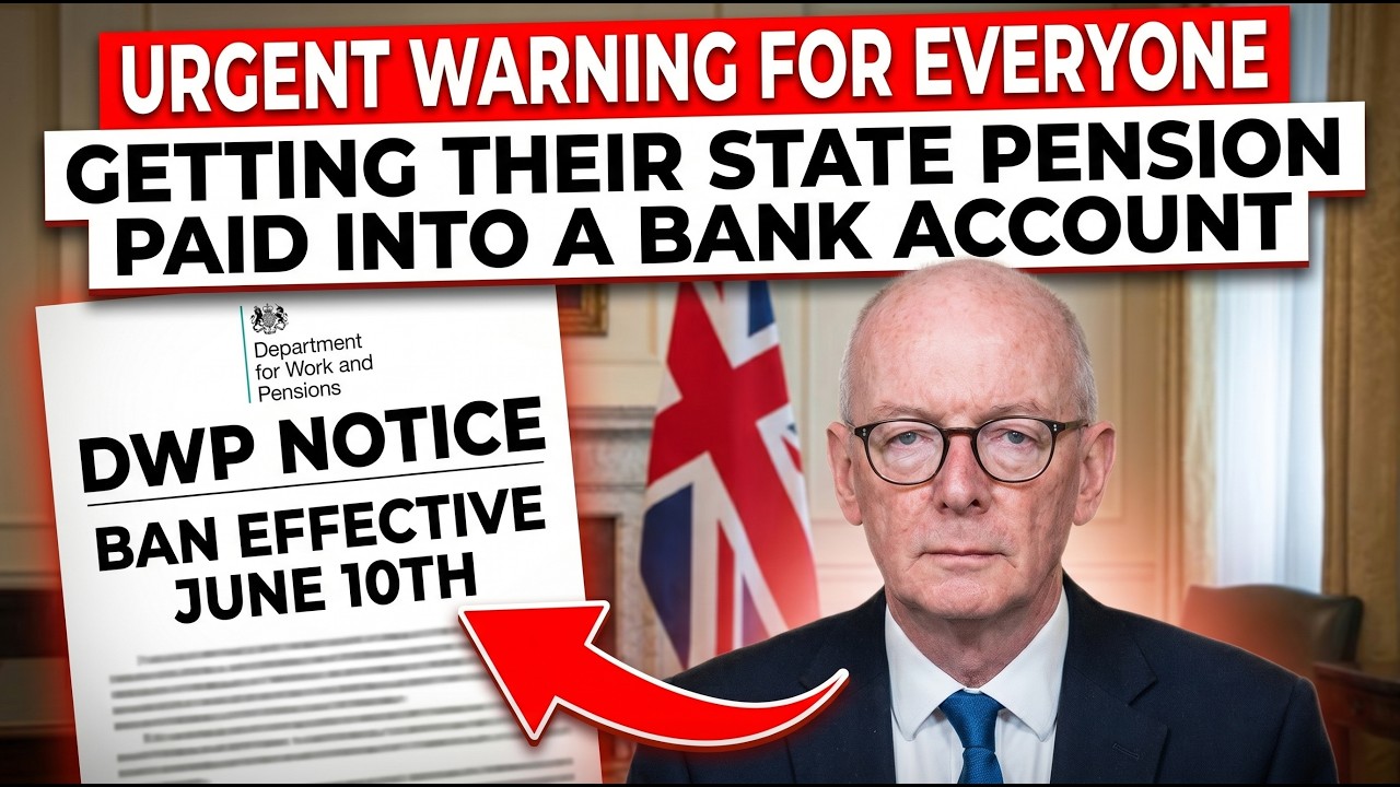 ⚠️ URGENT WARNING FOR EVERYONE GETTING THEIR STATE PENSION PAID INTO A BANK ACCOUNT