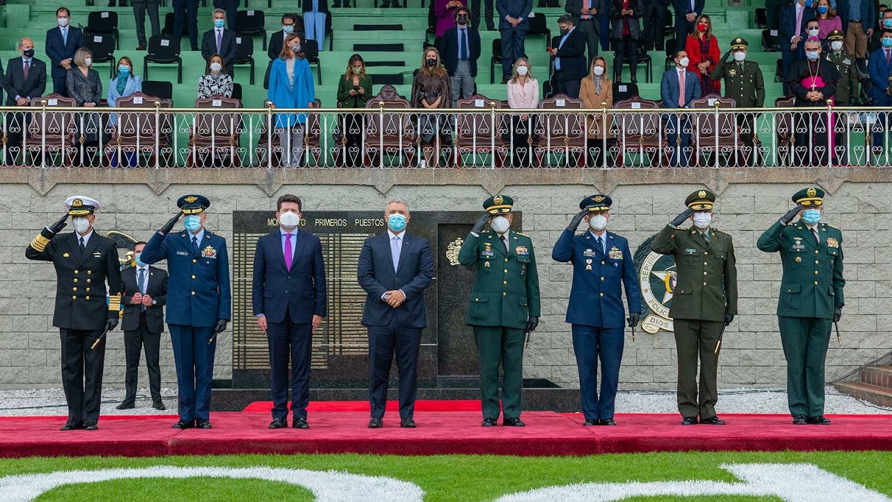 Presidente Duque en la ceremonia de ascenso del general Jorge Luis Vargas Valencia - 30/junio/2021
