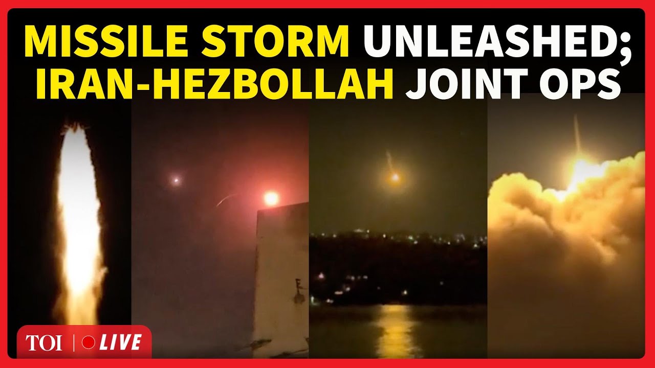 ISRAEL HAMMERED! 150+ Rockets Bombard All Of Israel; Hezbollah-Iran Joint Action | WATCH