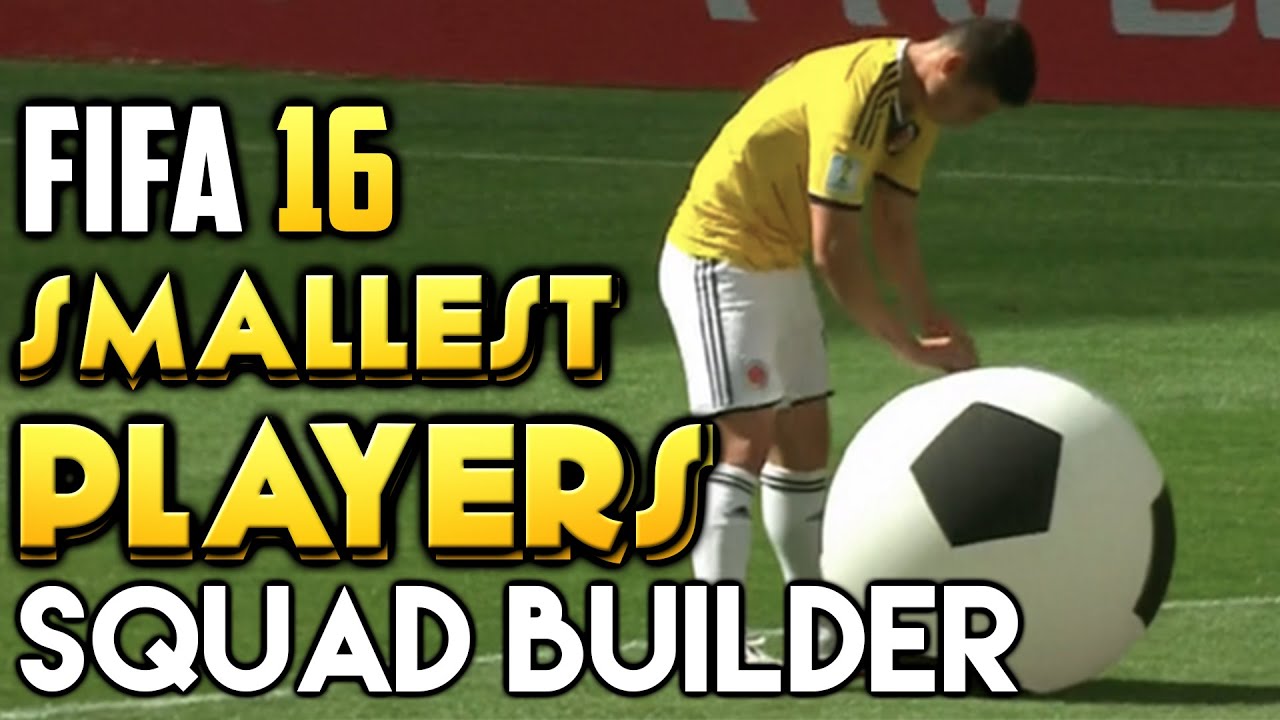 Smallest Team In FIFA 16 Squad Builder