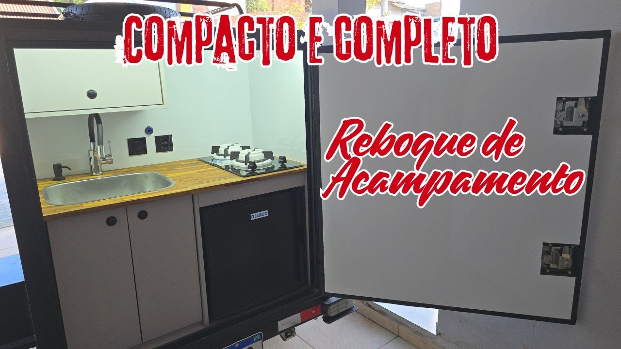 Mini trailer compacto e completo.