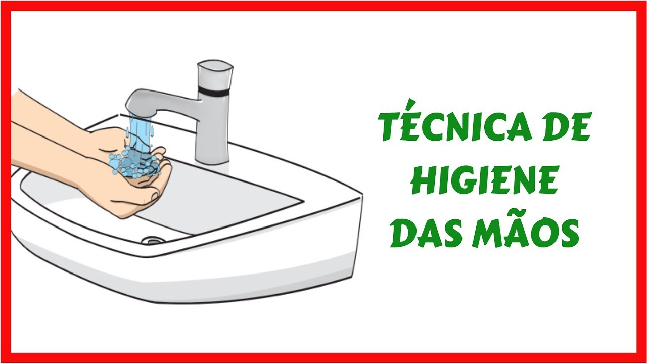 TÉCNICA CORRETA DE HIGIENE DAS MÃOS