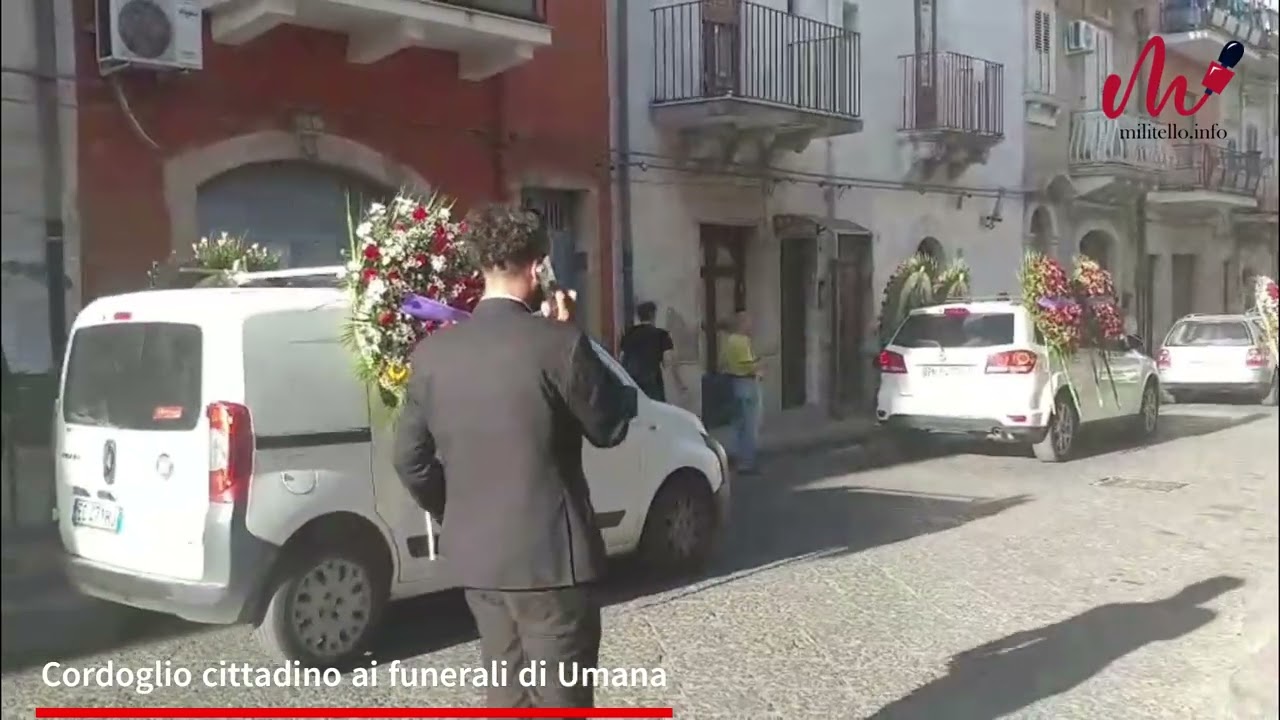 Militello, i funerali del dott. Nicola Umana