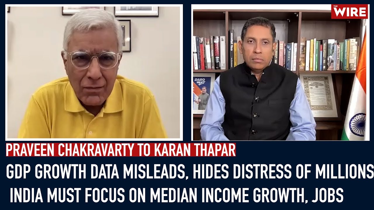 GDP Growth Data Misleads, Hides Distress of Millions; INDIA Must Focus on Median Income Growth, Jobs