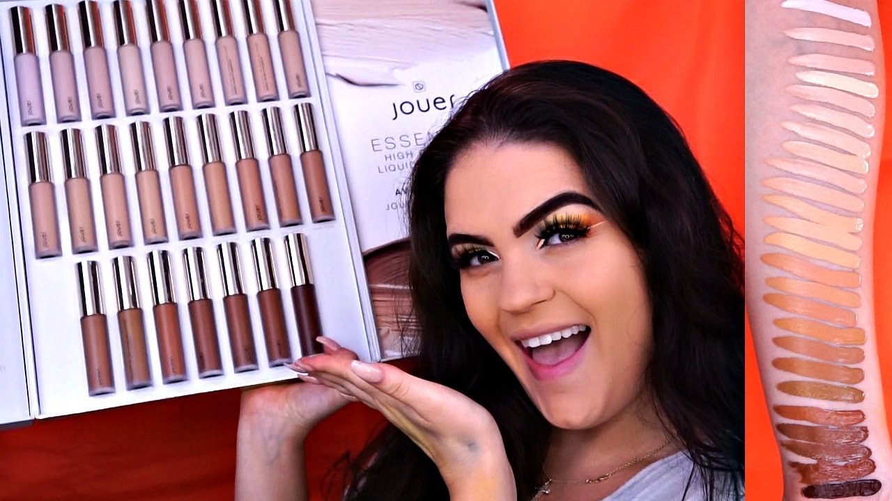 NEW JOUER High Coverage Concealer Swatches & Review
