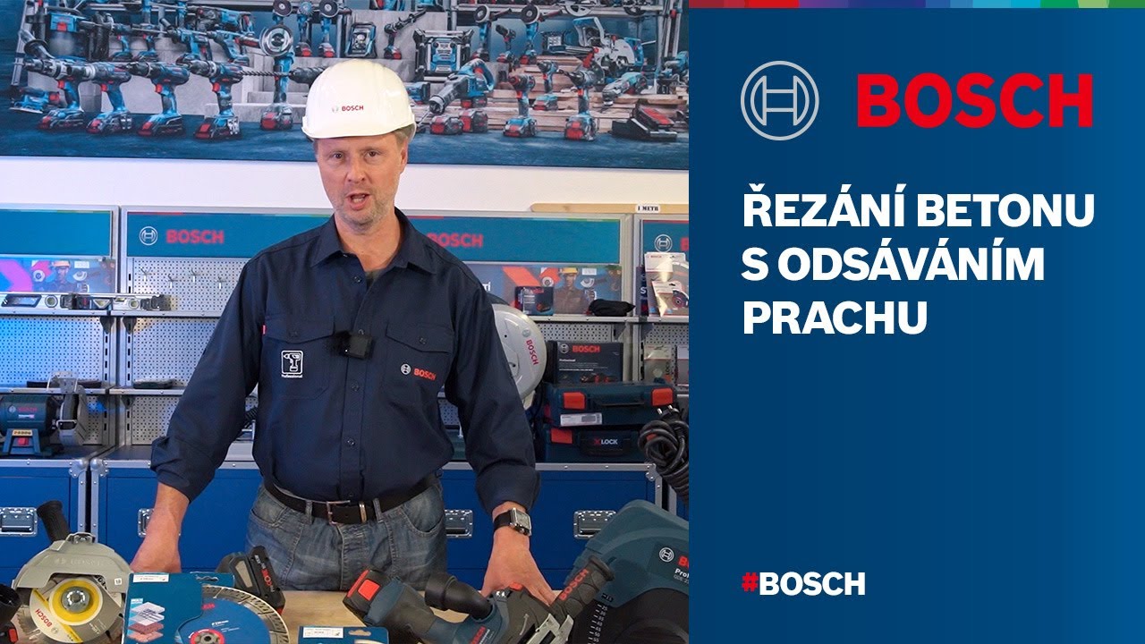 Školení s Bosch Professional: řezání betonu s odsáváním prachu