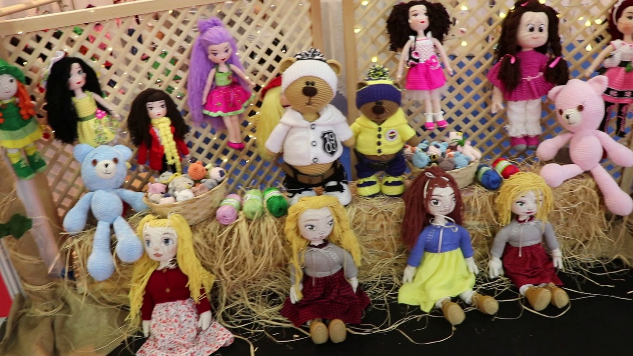Oren Bayan Ilmek Bebek Handmade Cotton Crochet Dolls made in Turkey for export YeniExpo