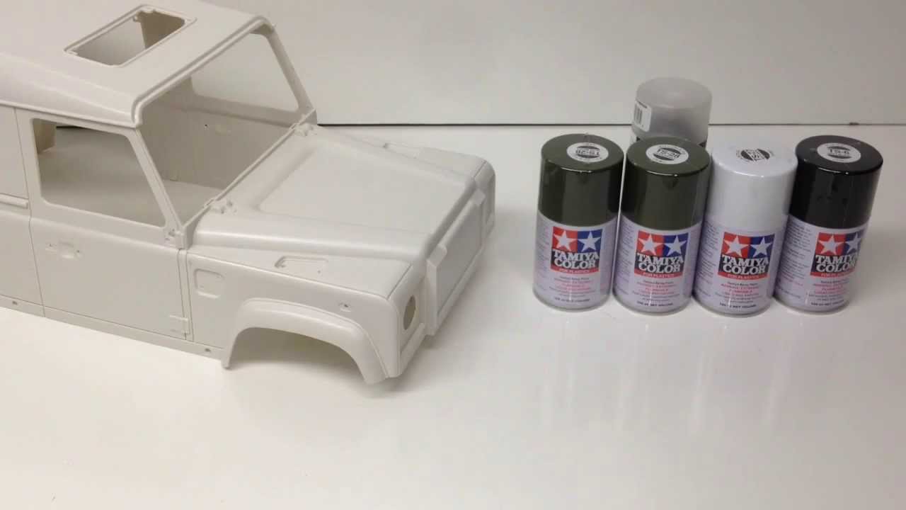 RC4WD Gelande 2 - Painting a Hard Body, which paints to use
