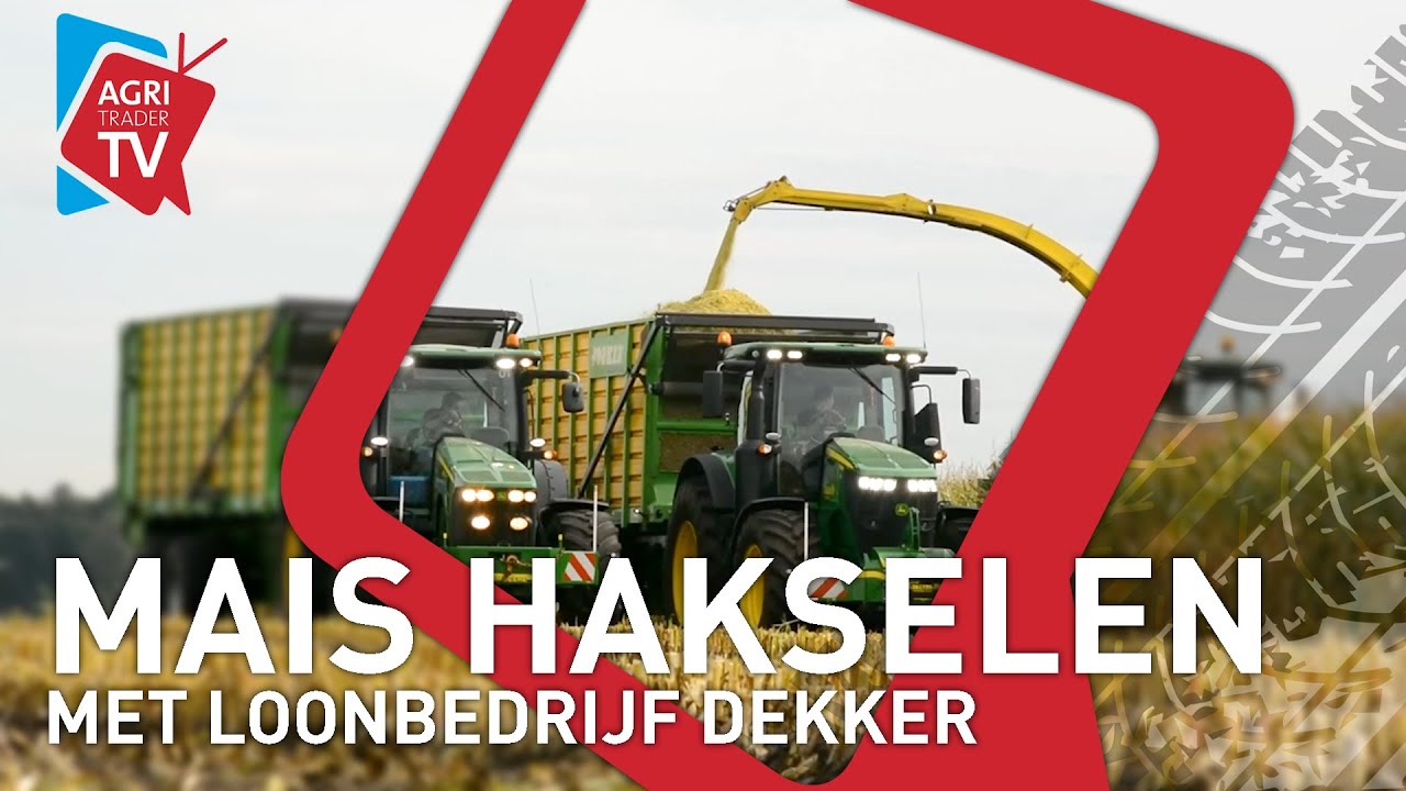 Mais HAKSELEN 🌽 met Loonbedrijf Dekker | Uit het werk | AgriTraderTV