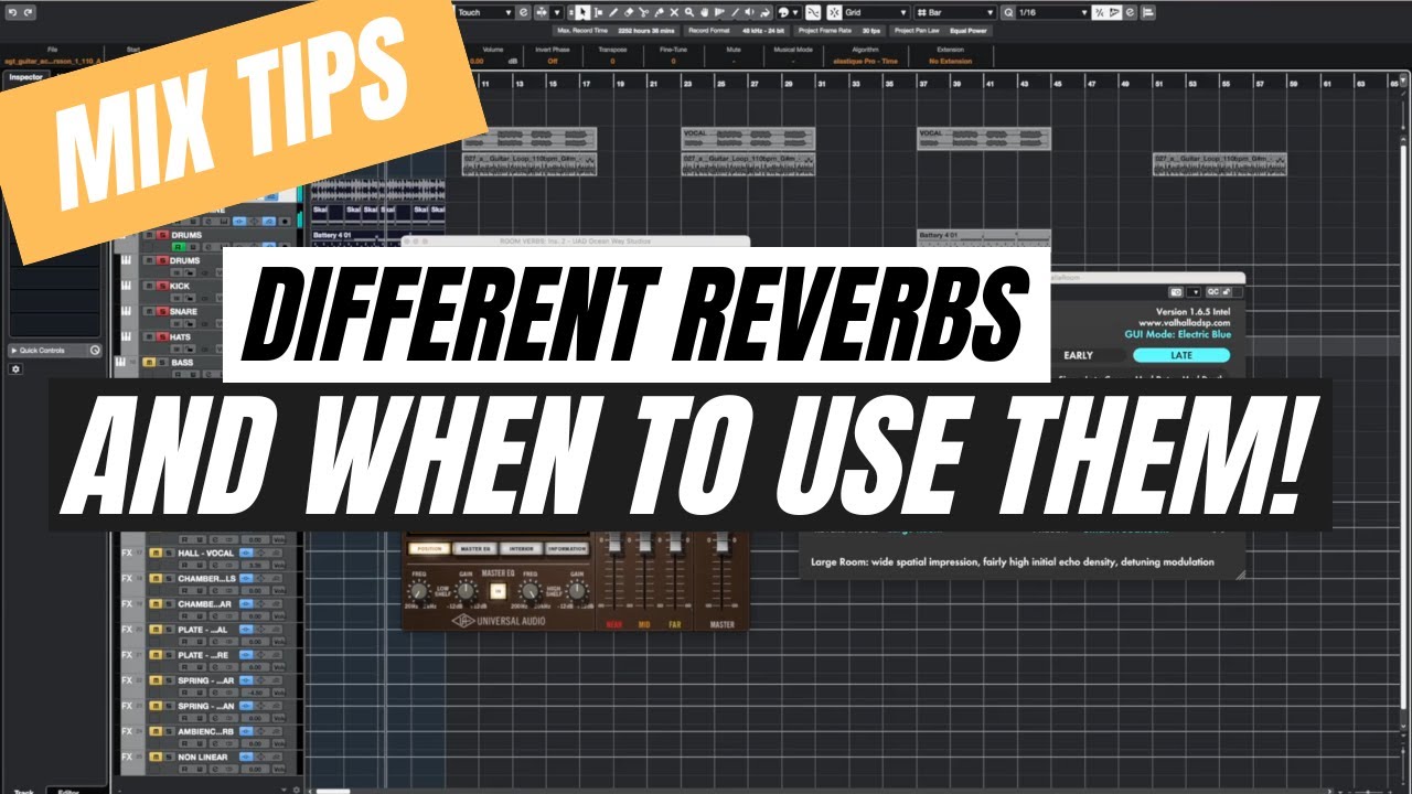 7 Different Types of Reverb, Top Plugins and When to Use Them