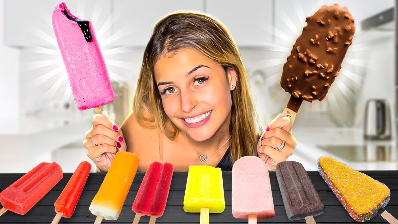 FIZ 10 SABORES DIFERENTES DE PICOLÉ !!