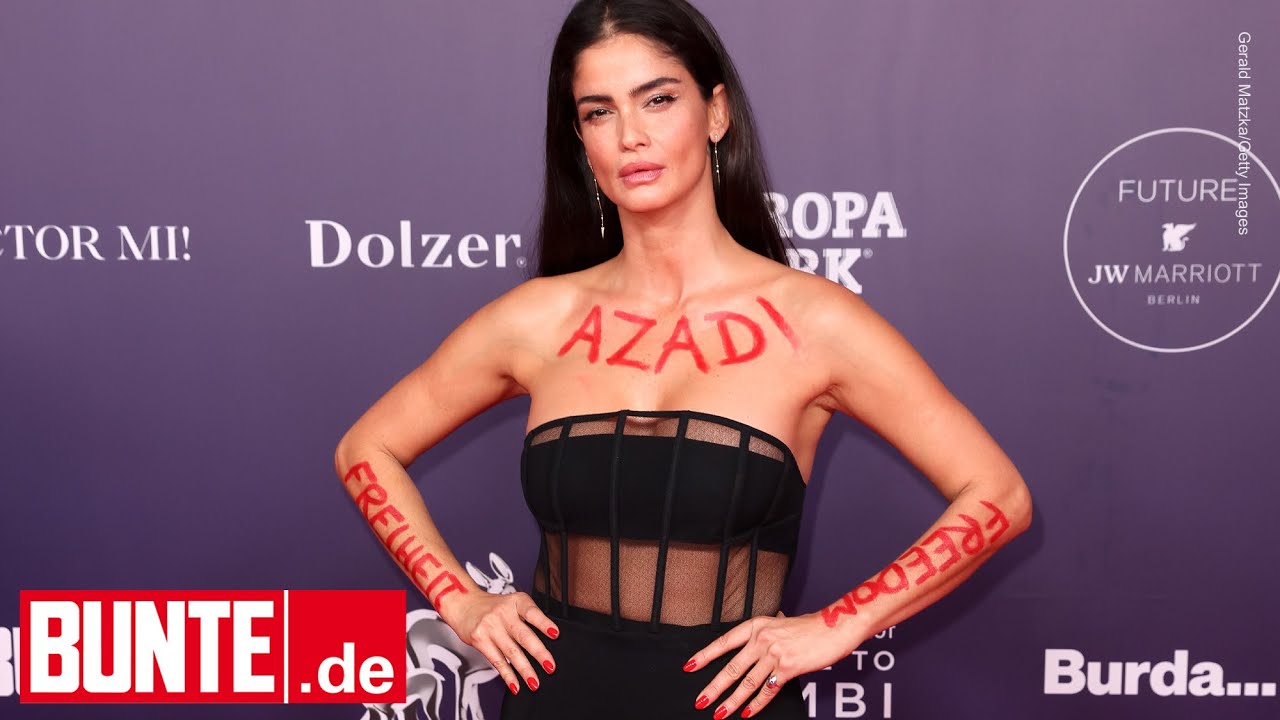 Shermine Shahrivar &ndash; Beim Tribute to Bambi: Sie setzt ein Statement f&uuml;r die Frauen im Iran