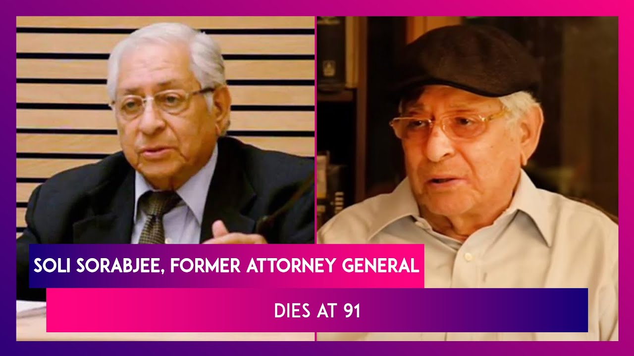 Soli Sorabjee, Former Attorney General &  Legal Luminary, Dies At 91 After Contracting COVID-19