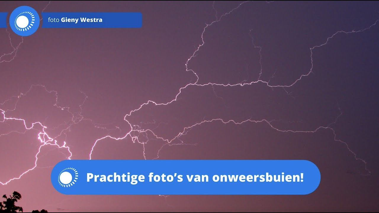 Hevig onweer in Nederland
