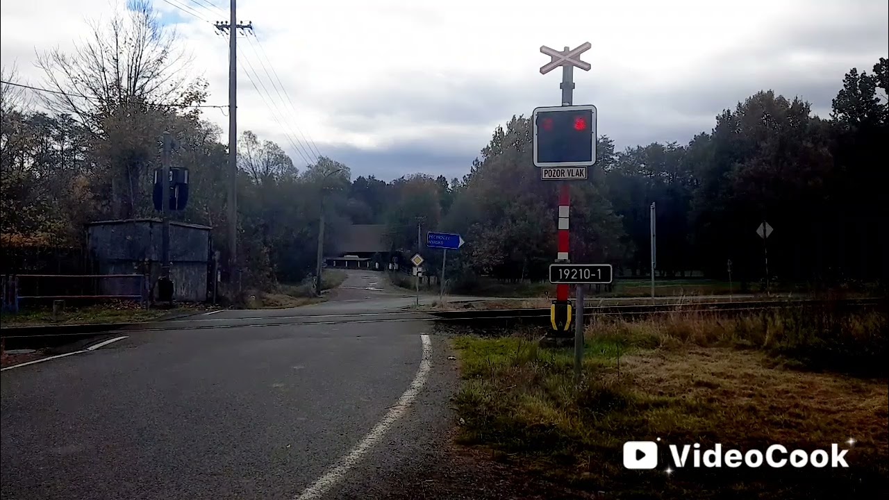 železniční přejezd AŽD 97 Úborsko czech railway crossing 2025
