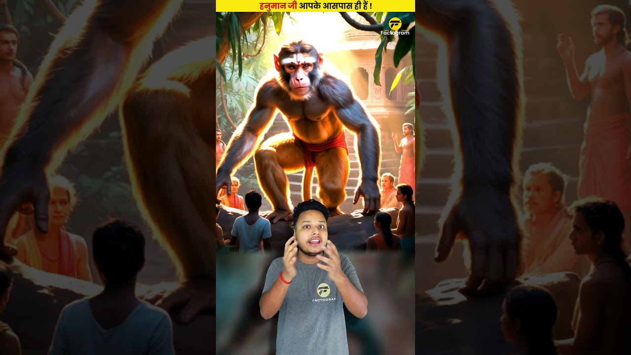 हनुमान जी आपके आसपास हैं ! 😳😳 | Lord Hanuman | #shorts #dailyfacts