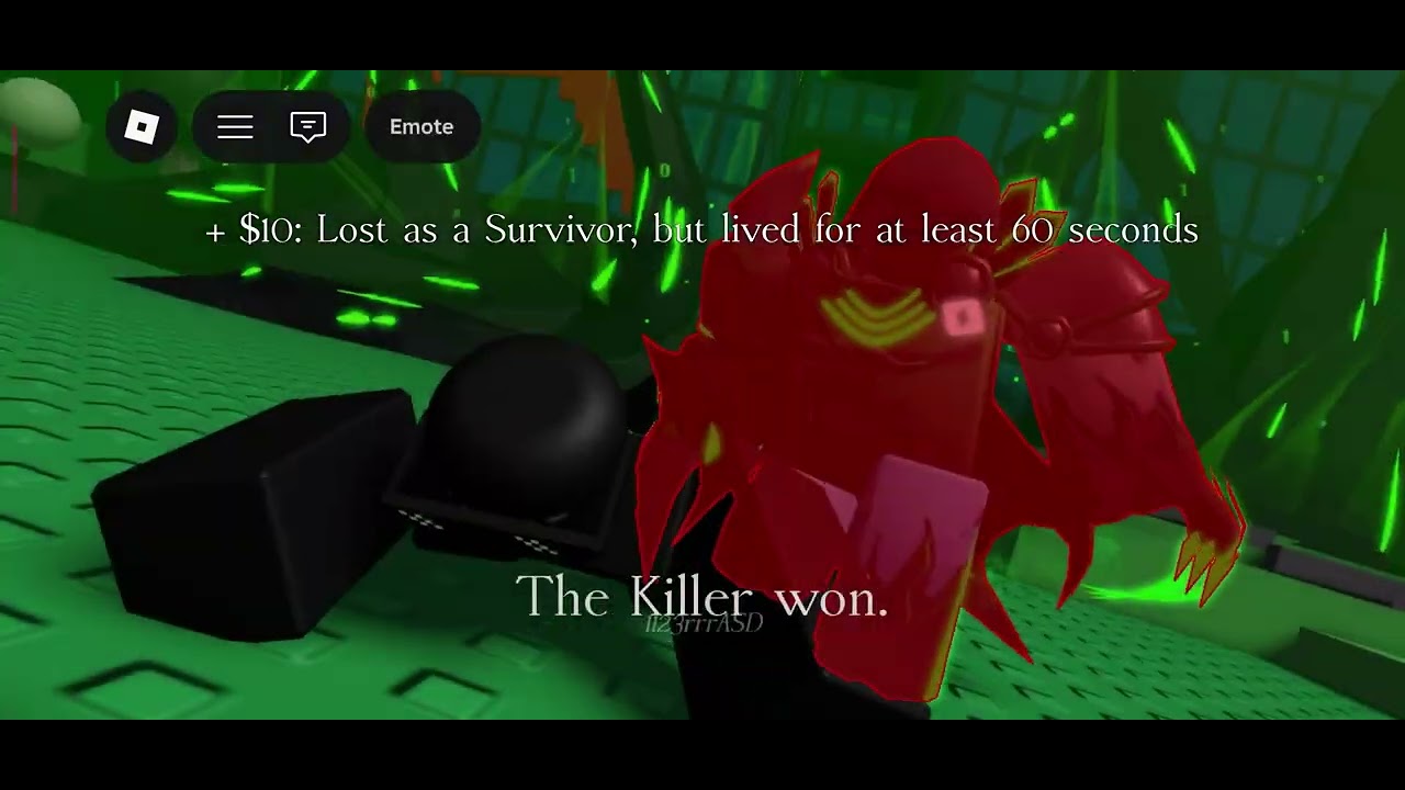 trying to win a game as all survivors that I own in forsaken ￼