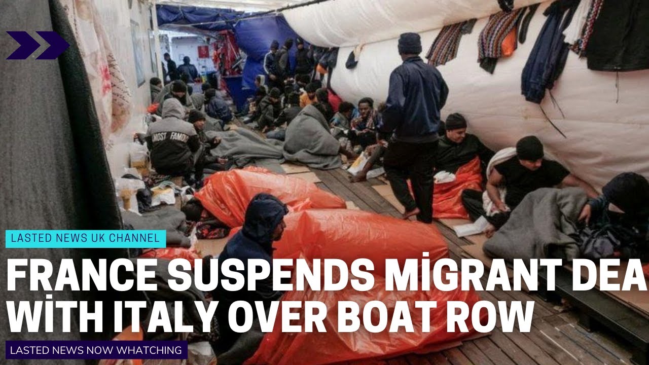France suspends migrant deal with Italy over boat row