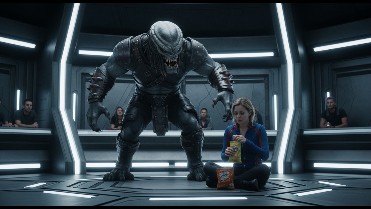 The Predator Raised Gravity to Crush Him — The Human Sat Down and Ate Snacks| Dark Twist Tales