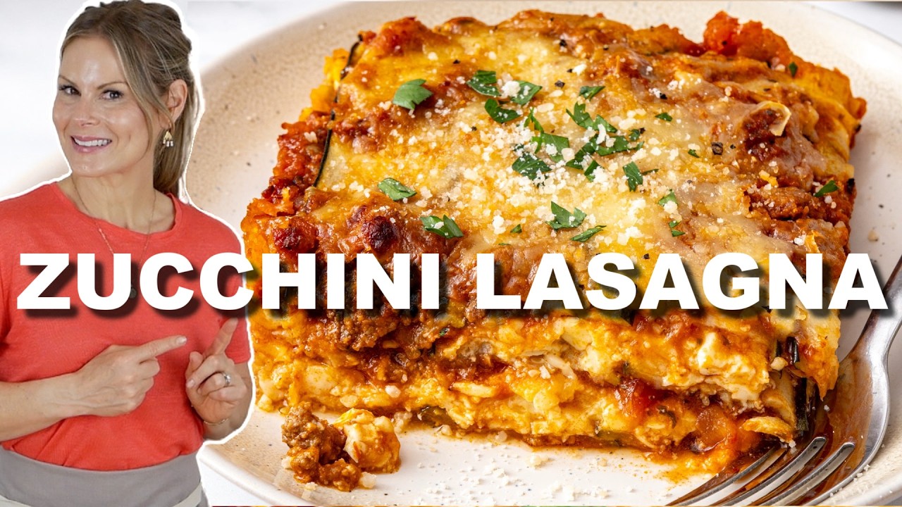 ZUCCHINI LASAGNA RECIPE  | High Protein & So Delicious!