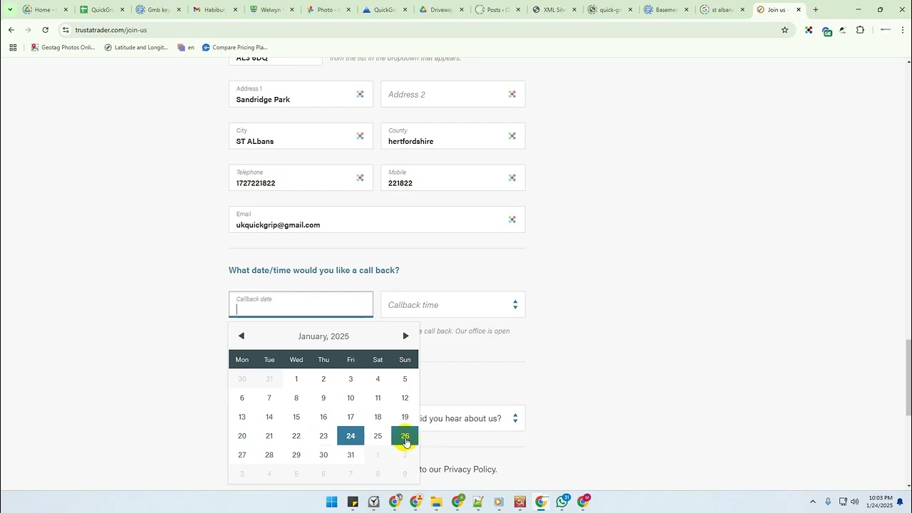 How to create an account www.trustatrader.com.uk local citation [beginners guide]