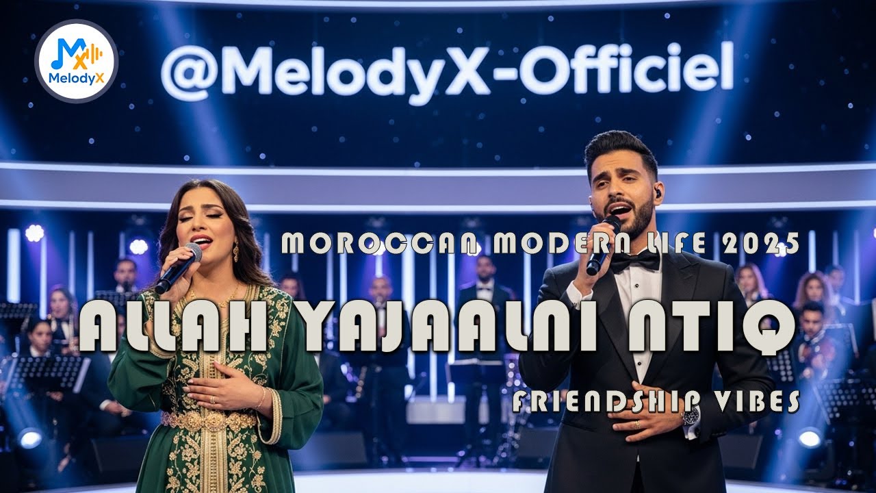 Allah Yajaalni Ntiq ✨🎵 2025  | Moroccan Modern Life & Friendship Vibes 🤝🎶 |  MelodyX Officiel