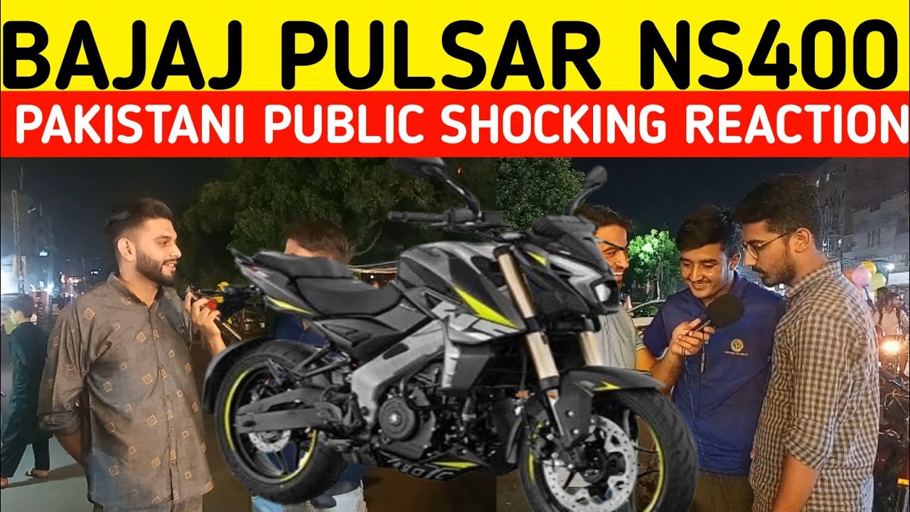 BAJAJ PULSAR NS400 Z I NEW NS400 2024 I NEW BAJAJ BIKE I PAKISTANI PUBLIC REACTION