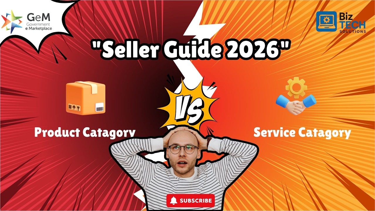 GeM Product vs Service Category Explained 🔥 | Sahi Category Select Karo & Orders Paao
