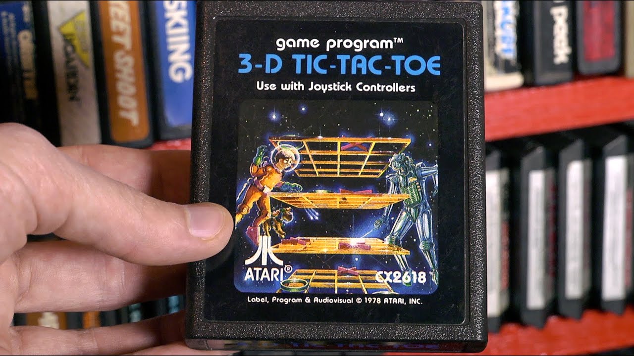 3-D Tic-Tac-Toe (Atari 2600) video game review by Mike Matei