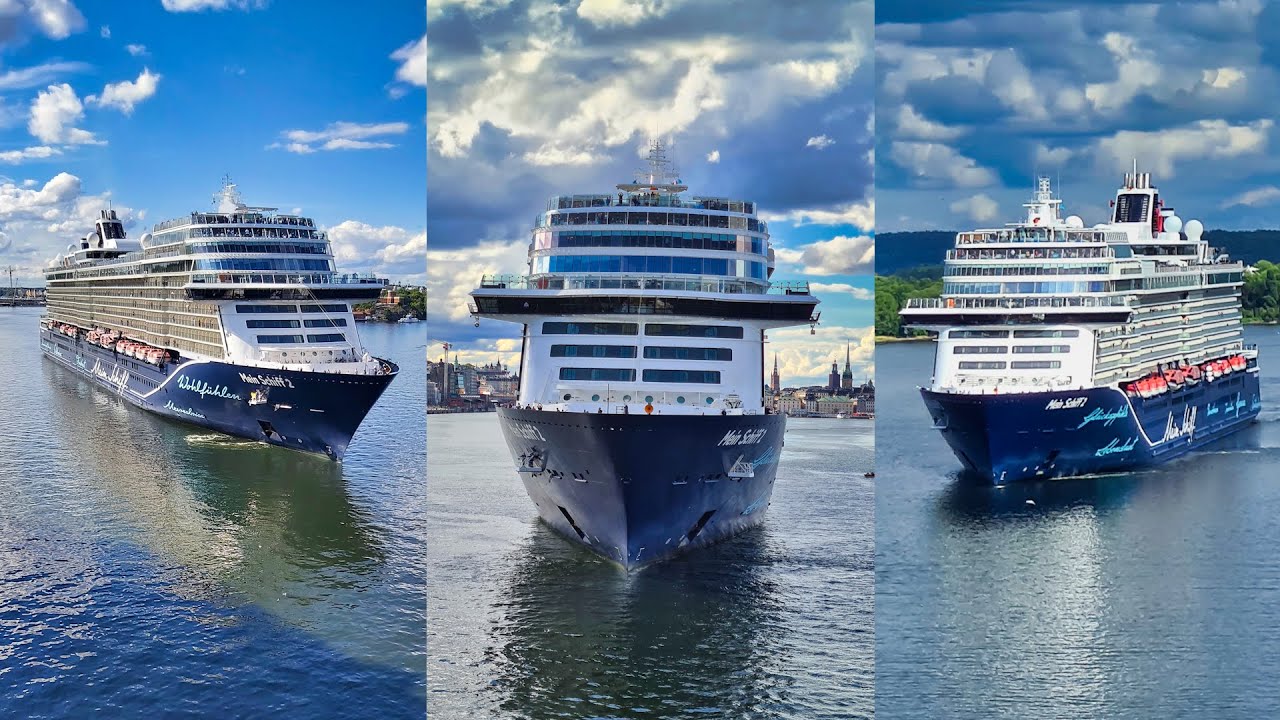 Flottentreffen der Mein Schiff 1 und 2 in Stockholm ⚓