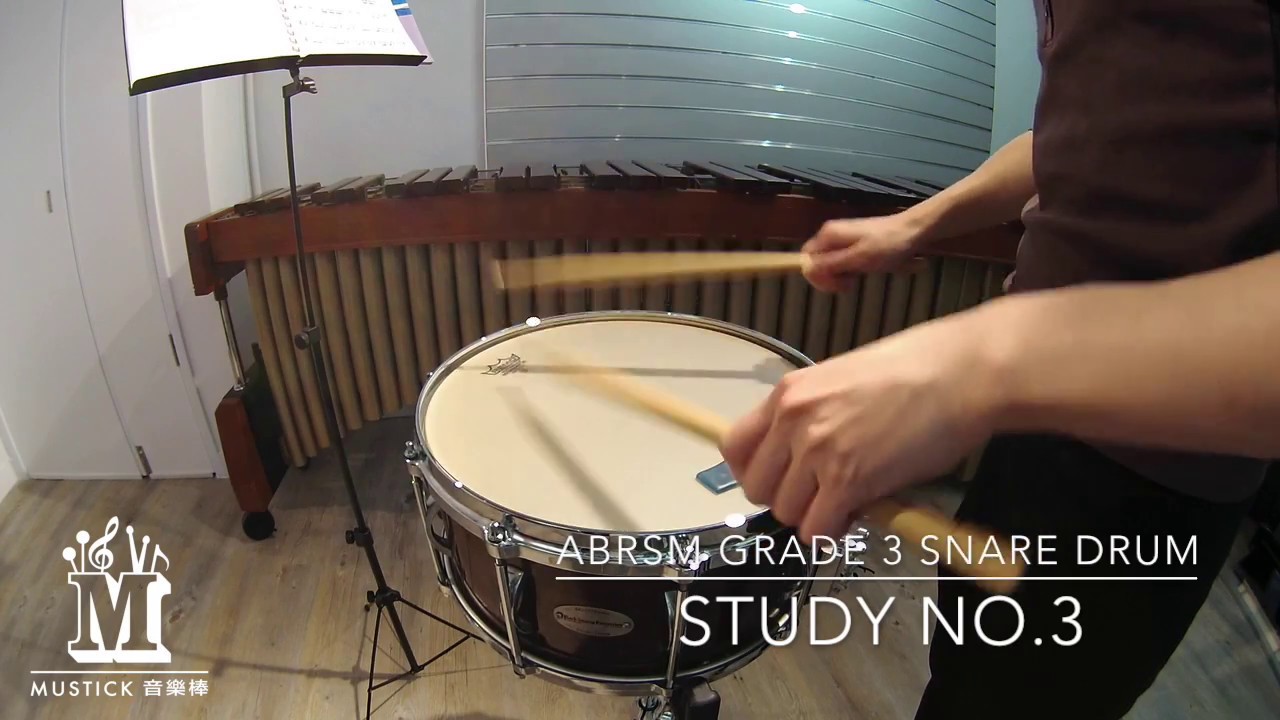 ABRSM Grade 3 Snare Drum- Study No.3