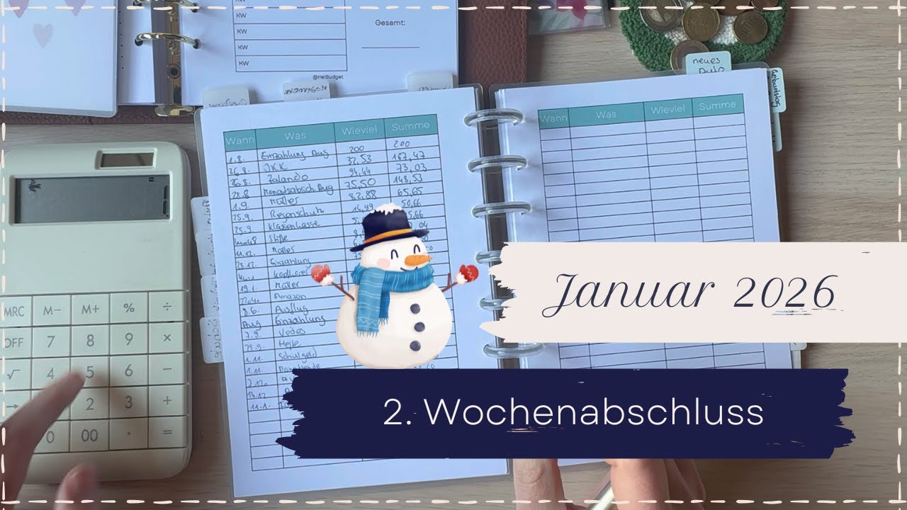 Geld für Lebensmittel ausgeben können wir - 2. Abschluss im Januar- unser Familienbudget für 5