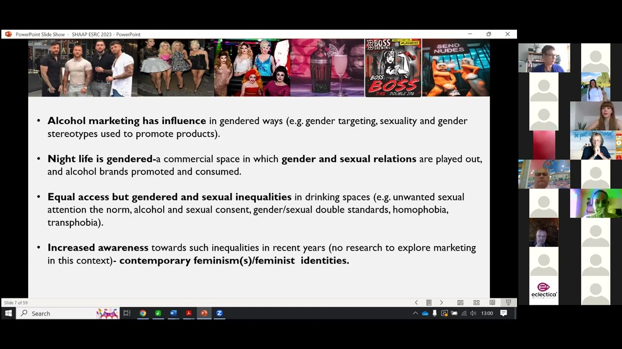 Gendered alcohol brand marketing in a changing world | Dr Amanda Atkinson | 20 June 2023