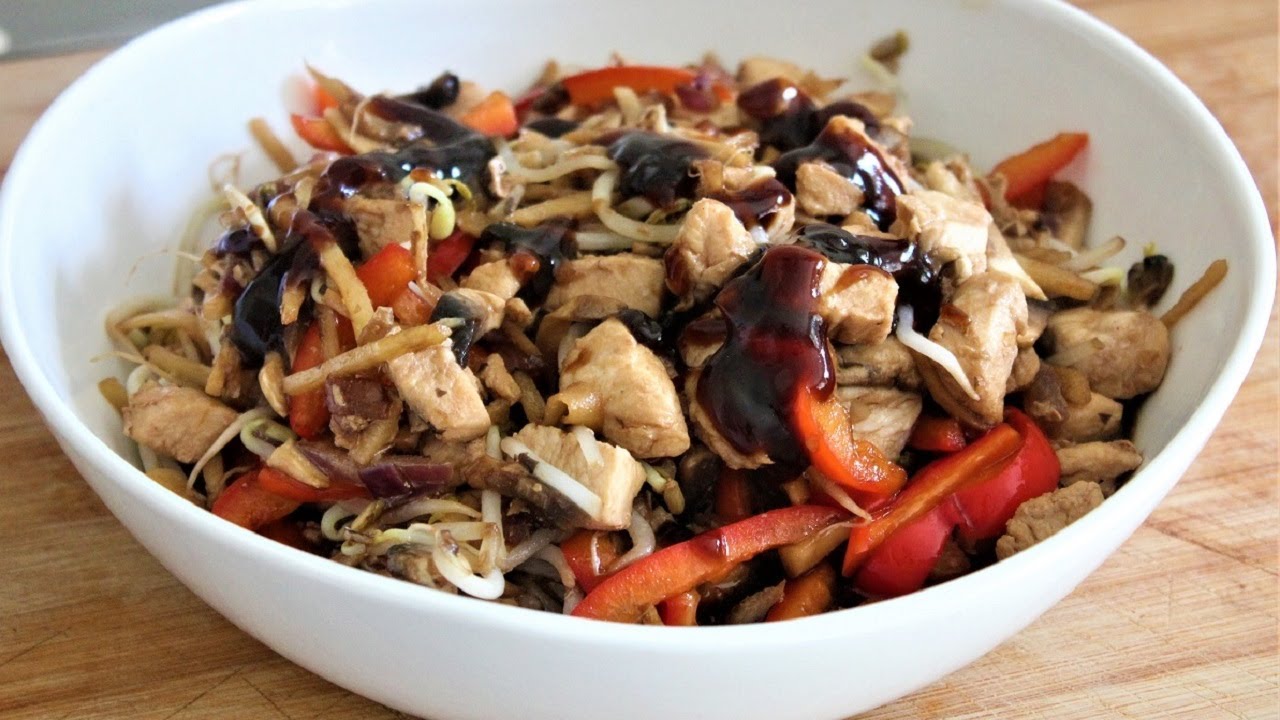 Thai Ginger Chicken - with mushrooms