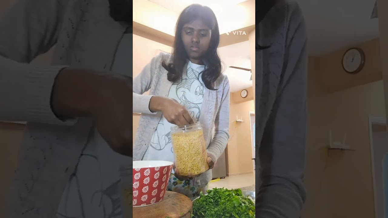 # easy palak dal recip#cooking #foodpreparation # flavors by hema