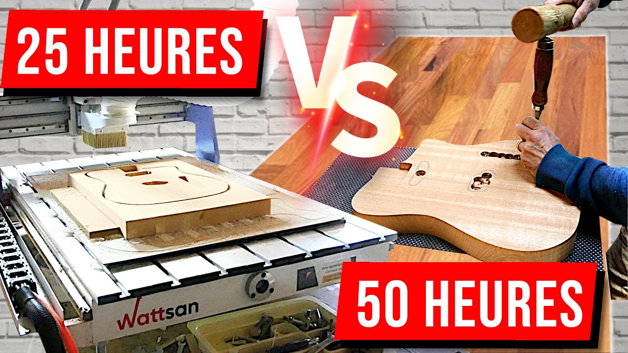 Fabriquer une Guitare à la CNC c'est TRICHER... Je vous dis TOUT
