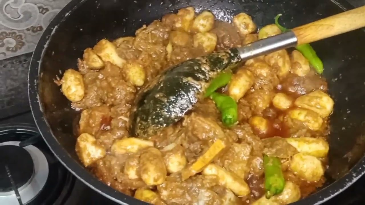 Arvi gosht |simple recipe | by Lavish Cooking